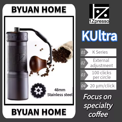 1Zpresso Kultra NEW YEAR Super cool dark Black portable coffee grinder coffee mill grinding super ma