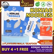 【FATAVOCADO】🔥BUY 4 +1 FREE Konjac Shirataki Noodles 5 Kcal Ready in 2 Mins Keto, Zero Carb Halal 270g