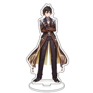 Game Yuan Shen Figures Acrylic Stand Zhongli Character Ornament Anime Collection Toys Doll Cos Gifts