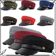 ARREBUL Beret Hats, Flat Top Hat Octagonal Hat Navy Cap, Flat  Cap Painters Cap Newsboy Hat Duck Ton