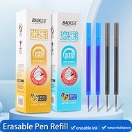 HITAM Baoke 20pcs Blue Black Gel Pen Refill Gel 0.5mm / Erasable Gel Pen Refill PS2900