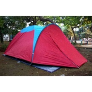 TENDA Double Layer Camping Tent with 4 Person Capacity