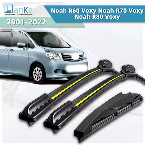 Lanke Wiper Fit For Toyota Noah R60 Voxy/Noah R70 Voxy/Noah R80 Voxy (2001-2022) Natural Rubber Stri