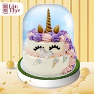 [Gin Thye] Unicorn Chocolate Birthday Cake [Fresh Baked] [Single Tier 5 inch/7 inch] [2KG Double Tie