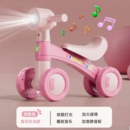 4-Wheel Stable New Kids Balance Bike Baby Walker Ride-On for 1-3 Year Olds Toddler Push Bike CC