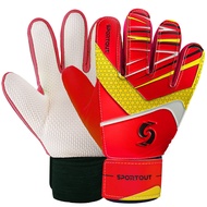 Sportout Goalkeeper’s Gloves, for Children and Teenagers, Football Goalkeeper Gloves, Double Protect