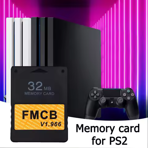 Free McBoot v1.966 8MB/16MB/32MB/64MB Memory Card for Sony PS2 Playstation 2