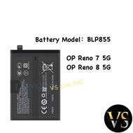 Battery BLP855 for Oppo Reno 7 5G Reno 8 5G Premium Quality Battery