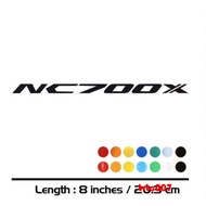 2X New Motorcycle Sticker Bike Fuel Tank Wheels Helmet Luggage MOTO Car Accessories Reflective Sign Decal For HONDA NC700X