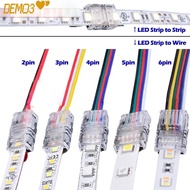 [DEMO3] 5050 LED Strip 4pin 5pin 6pin LED Strip to Wire 2pin 3pin Light Wire Connection