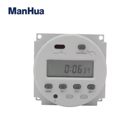 ManHua 12VDC 16A Digital Timer Switch With Coverage Box MT102C Countdown Timer Switch Temporizador D