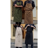 Casual Canvas Apron Chef Apron/ Kitchen Apron/ Aksara Apron/ Kitchen Apron/