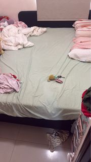 5尺床連床褥ikea