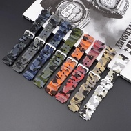 Strap for Casio G-Shock AQ-S810W  AE-1200/1300 SGW-300 F-108 W-216H W-800H Camouflage Silicone Watch