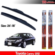 ที่ปัดน้ำฝน ใบปัดน้ำฝน ซิลิโคน ตรงรุ่น Toyota Camry ปี 2012-2017 ไซส์ 26-18 ยี่ห้อ Diamond กล่องแดง