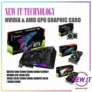 AMD GPU GRAPHIC CARD RX 6600 6900xt NVIDIA GTX 1050ti 1650 1660S RTX 2060 3050 3060 3060TI 3070 3070TI 3080 3080TI 3090