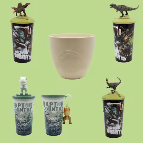 Jurassic World Rebirth Blue Tumbler Dinosaur Egg Topper Cup in Stock Exclusive Movie Water Bottle fo
