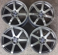 日韓系數據5x114正廠ENKEI PF07鈴19吋8.5J ET32 包安裝⭕往下⬇️拉睇説明合豐田/本田/日産/BYD/三菱/MAZDA/MODEL 3/ORA電車等中小型車