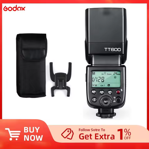 Godox TT600 TT600-S 2.4G Wireless GN60 Master/Slave Camera Flash Speedlite for Canon Nikon Sony Pent