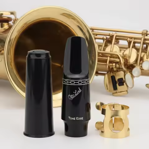 HOT High Quality Otto Link Tone Edge Vintage Hard Rubber Tenor Saxophone Mouthpiece #7*