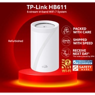 TP-Link HB611-SGST WiFi 7 Router | 11Gbps Tri-Band | 2.5G Multi-Gig Port | EasyMesh Seamless Coverag