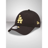 NEW ERA 940 METAL BADGE LOSDOD GOLD BLACK CAP