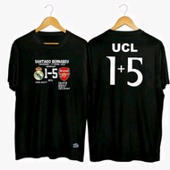 KAOS  TERBARU ARSENAL VS REAL MADRID 5-1 BAHAN ADEM /NYAMAN/Keren/ nyaman /murah