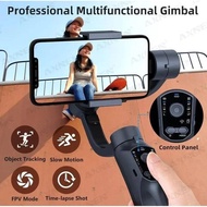 F10 pro Desiontal Portable and Foldable Stabilizer 3 Axis Phone Gimbal Stabilizer for Smartphone rec