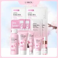 LAIKOU Japan Cherry Blossom Moisturizing Skincare Gift Set (Cherry Blossom Sleeping Mask 3g*2, Japan