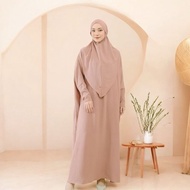 SAKURA HIJAB - Hafsha Abaya Set Umrah Hajj Gamis Abaya Set Hijab