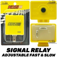 KOZI LED SIGNAL RELAY 12V CONDENSER LED SIGNAL MOTORCYCLE SIGNAL RELAY 12V LC135/Y15ZR V1/EX5/KRISS/SRL110/SRL115/RS-150