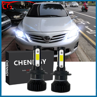 . สำหรับ Toyota Altis (E140) ปี 2006 ถึง 2012 2013 (ไฟหน้า) - V4 6000K ชุดหลอดไฟ LED เปลี่ยนหลอดฮาโล