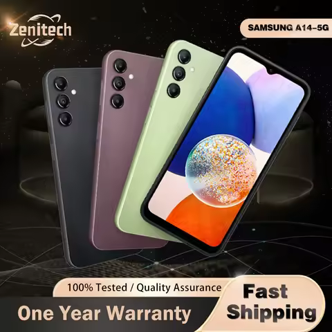 Original Samsung Galaxy A14 A146U 5G phone 6.6" 4GB RAM 64GB ROM 50MP+13MP 1080p@30fps Video Octa Co