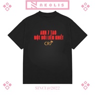 Nakolis t-shirt brother 7 tao liem pure fan cr7
