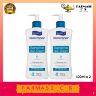 Rosken Skin Repair Sensitive Skin Cream 400ml x 2 Bottles (TWIN) EXP:06/2028 [ Farmasi CS ]
