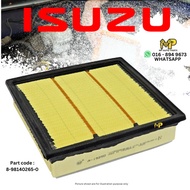 AIR FILTER / Engine Air Filter Cleaner ISUZU D-MAX DMAX RT50 RT85 1.9 , 2.5 , 3.0 ( 8-98140266-0 ) (