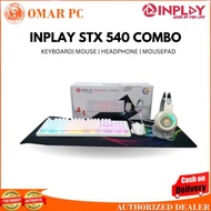 Inplay STX540 4in1 Combo  Keyboard | Mouse | Headset | ExtendedMousePad | Mechanical Feel Gaming