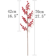 1Pcs Christmas Berry Stems Berry Picks Artificial Christmas Picks Christmas Tree Picks and Sprays Ho