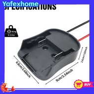 [YAFEXHM] Battery Adapter 18V Battery Adapter Power Connector Dock Holder 14 Awg Wires