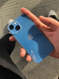 iPhone 13 mini 512GB 藍色 外觀無傷 電池100% 已絕版最小的5.4吋 5G手機