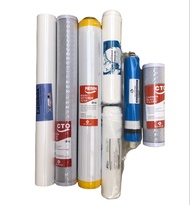 ชุดไส้กรองตู้น้ำ 7 ขั้นตอนระบบ RO 150 gpd (PP20"+CTO20"+เรซิ่น20"+Post PP+Post carbon 12"+RO150G+CTO