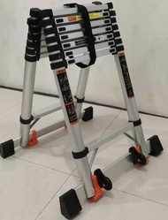 🪜🪜【超強承重】伸縮梯  伸縮工程梯 折疊 伸縮 鋁合金工程 加厚 升降 竹節 室外 閣樓梯  梯子 家用多功能