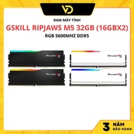 COMPUTER RAM GSKILL RIPJAWS M5 RGB 32GB 5600MHZ DDR5 (16GBX2) BLACK/WHITE
