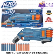 NERF ELITE 2.0 WARDEN DB-8 BLASTERS