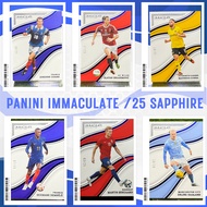 SET /25 : PANINI IMMACULATE COLLECTION-Zidane Zlatan Vinicius Marmoush Cunha Dembele Haaland Odegaar