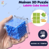 3D Puzzle Toy Labyrinth Box 8x8x8cm