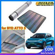 Greener【ราคาต่ำสุด】บังแดดซันรูฟ BYD ATTO 3 MG HS ZS ระบายความร้อน กันแดด กันความร้อน ม่านบังแดดแบบพา