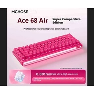 MCHOSE Ace68 Air E-sport Hall Effect Magnetic Rose Red - Mount Tai Magnetic Switch - MC-Ace68Air-11