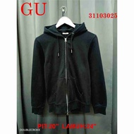 HOODED FULL-ZIP JACKET/JAPAN BRAND/GU/WOMEN'S/SIZE:S/PIT:20/24/USED/BUNDLE