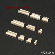 20pcs/lot male material KF2510 KF2510-2/3/4/5/6/7/8/9/10/11/12A 2.54 mm Male Connector Pin Header 2.